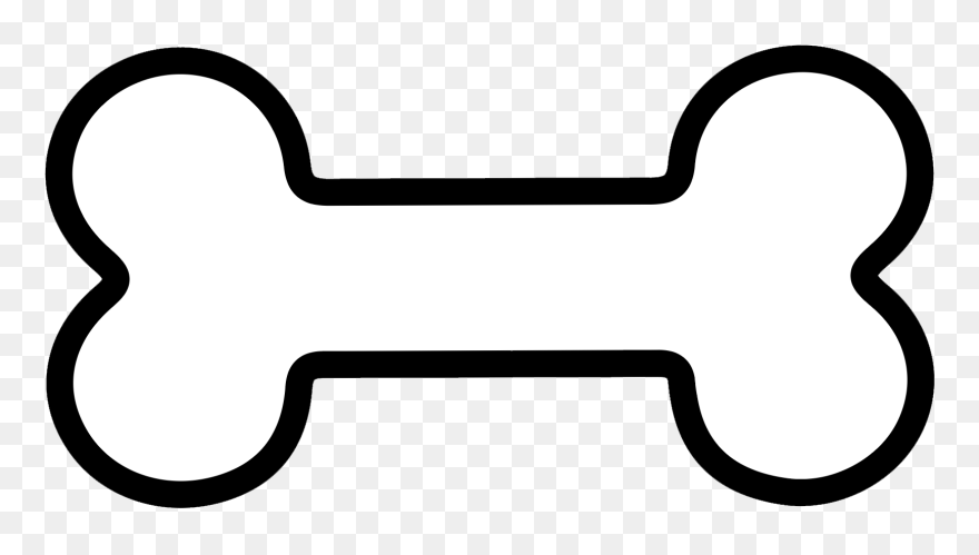 Null - Bone Clipart Black And White - Png Download