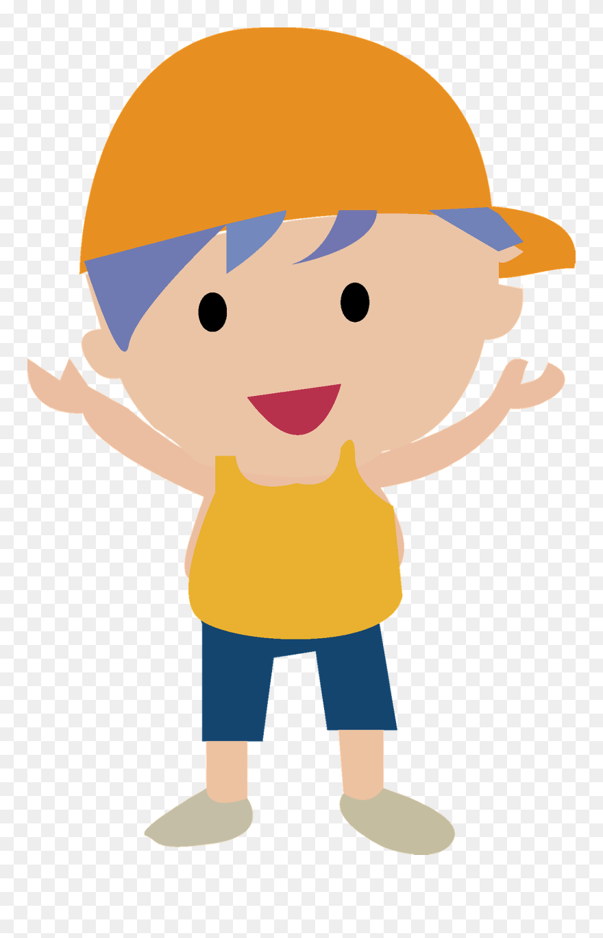 Elementary School Boy Clipart - Vektor Anak Sekolah - Png Download