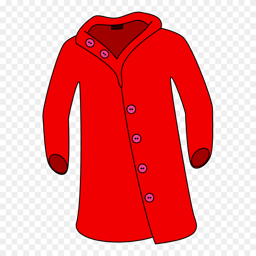 Winter Coat Cliparts - Transparent Jacket Clipart - Png Download