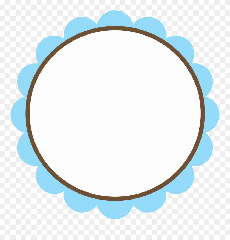 Circulo Con Bordes Ondulados Png Clipart