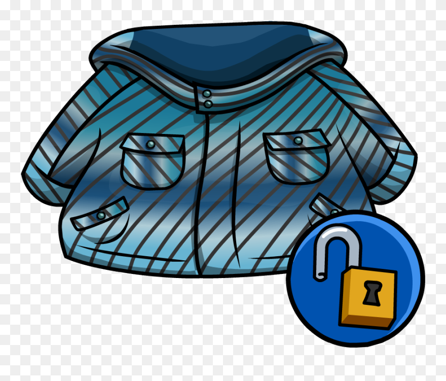 Jacket Clipart Winterclothes - Club Penguin Winter Coat - Png Download