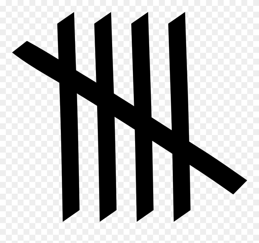 Gate Clipart Svg - Tally Marks 1 5 - Png Download
