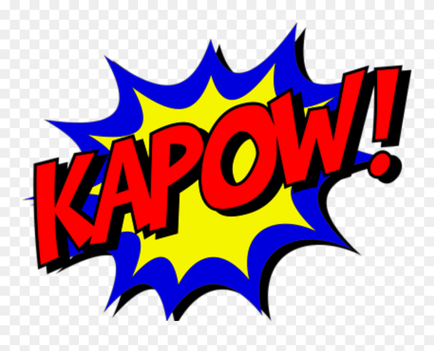 Comic Book Pop Art - Pow Cartoon Clipart