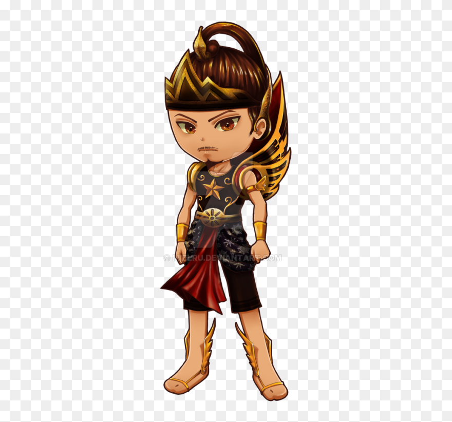 Gatot Kaca Chibi Clipart