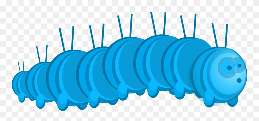 Blue,electric Blue,circle - .png Blue Caterpillar Clipart Transparent Png