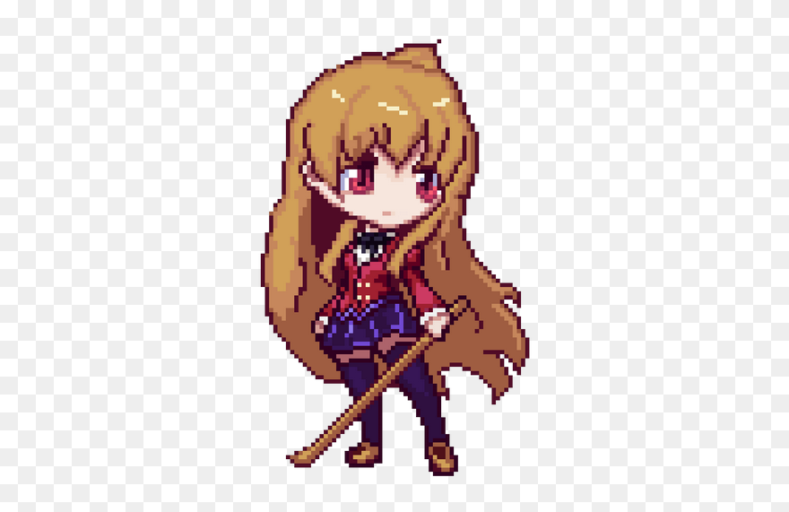 Anime Pixel Art Png Clipart