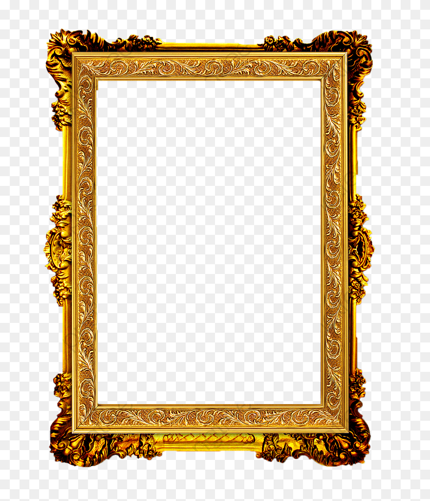 Gold Frame Hd Png Clipart