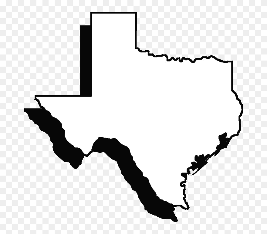 New Users - State Of Texas Outline Clipart