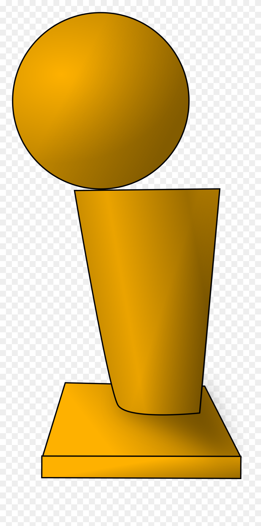 Nba Championship Trophy Drawing Clipart