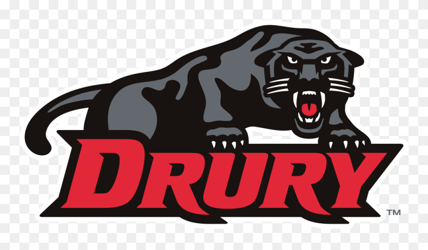 Drury University Colors - Drury University Panthers Clipart