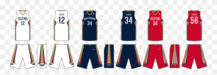Pelicans Jersey Clip Art - Png Download