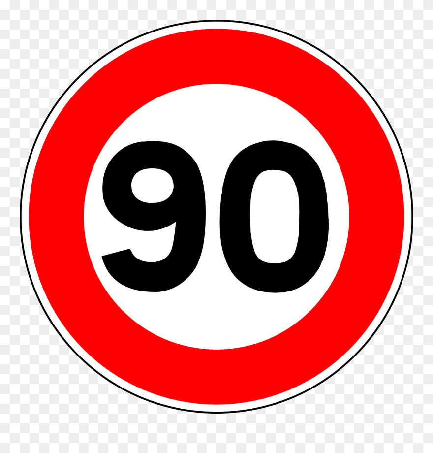 50 Speed Limit Sign Clipart