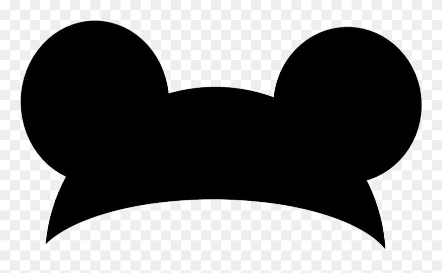 Silueta Mickey Mouse Png, Transparent Png - Orejas De Mickey Mouse Para Imprimir Clipart