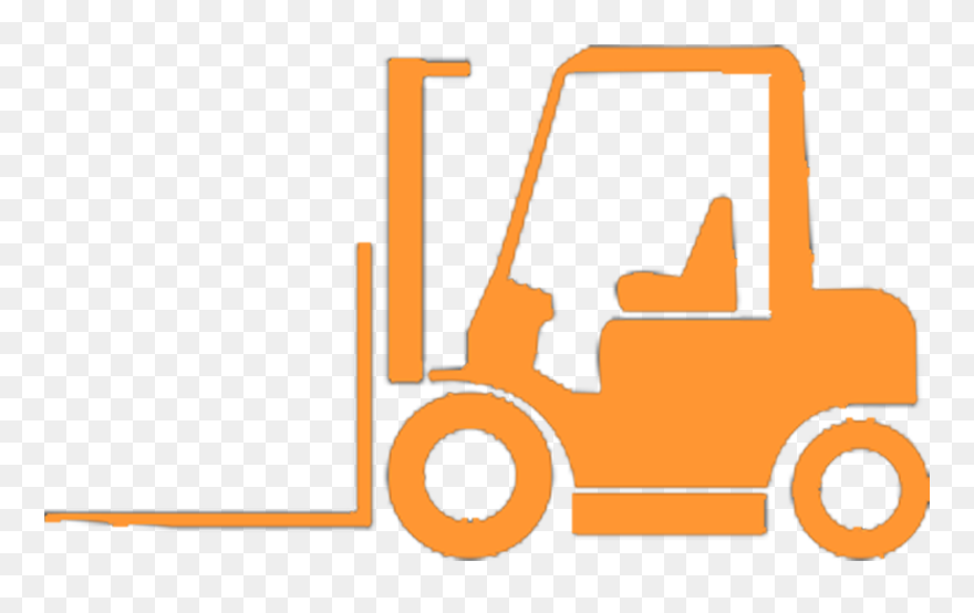 Transparent Fork Lift Clipart - Forklift - Png Download