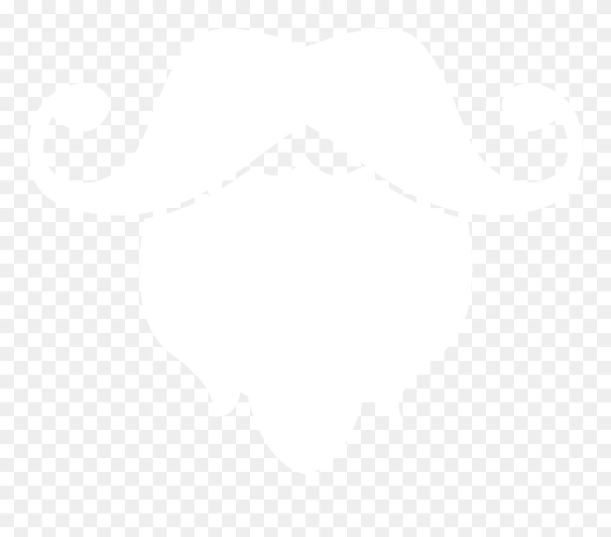 Icon-white - Beard Icon White Transparent Clipart