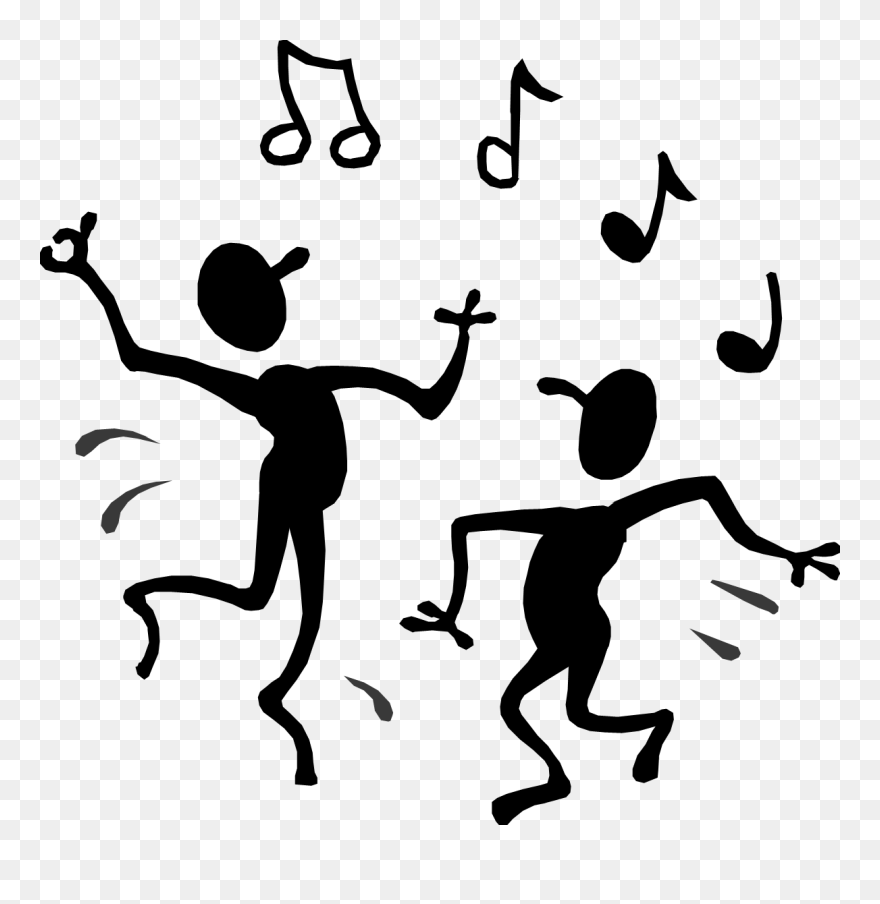 Music And Dancing Clipart - Png Download