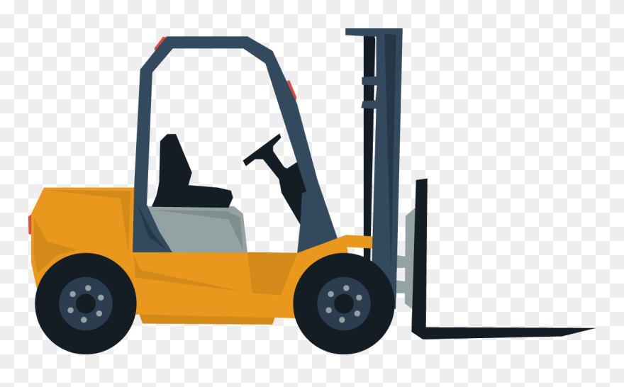 Car Wheel Forklift Automotive Design Vector Creative - Lift Truck Vector Png Clipart