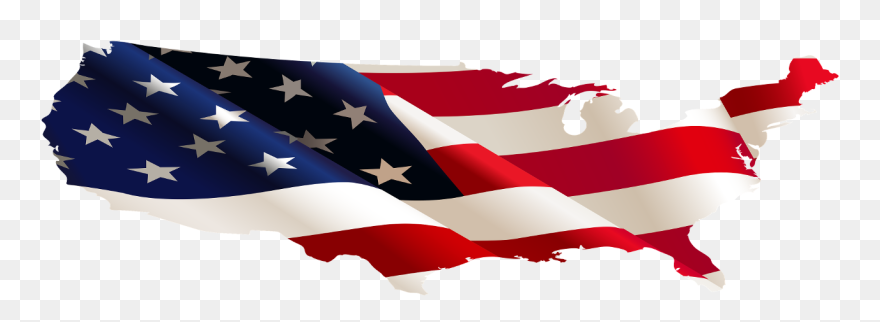 American Flag Wallpaper, Vintage American Flags, Us - American Flag Map Png Clipart