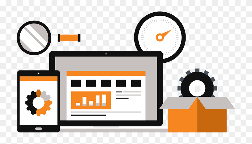 Computer Sets - Search Engine Illustration Clipart