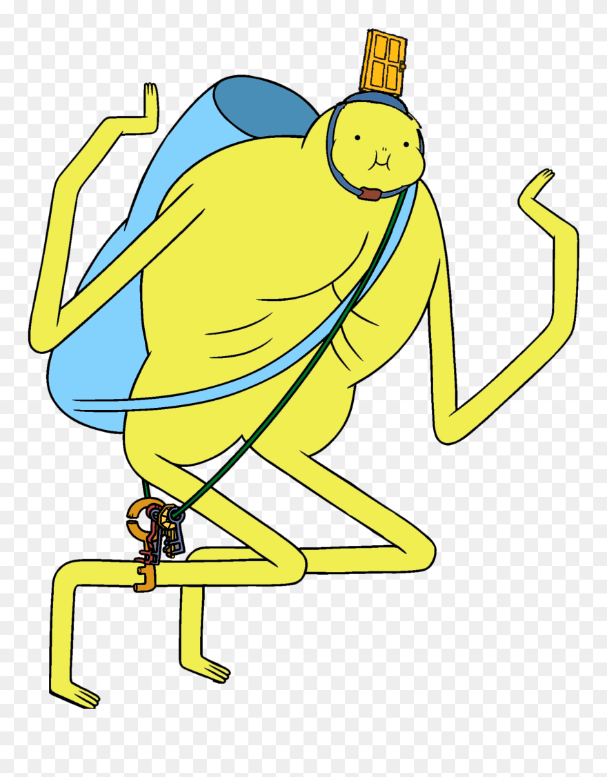Adventure Time Door Lord Clip Arts - Adventure Time Key Man - Png Download