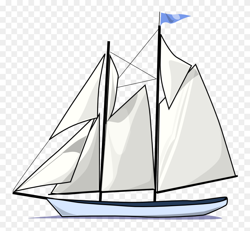 Sailing Ship Clip Art - Sailboat Clip Art - Png Download