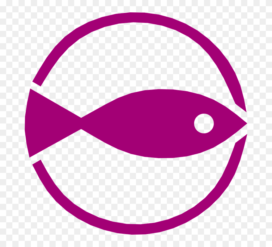 Transparent Christian Fish Symbol Clipart - Png Download