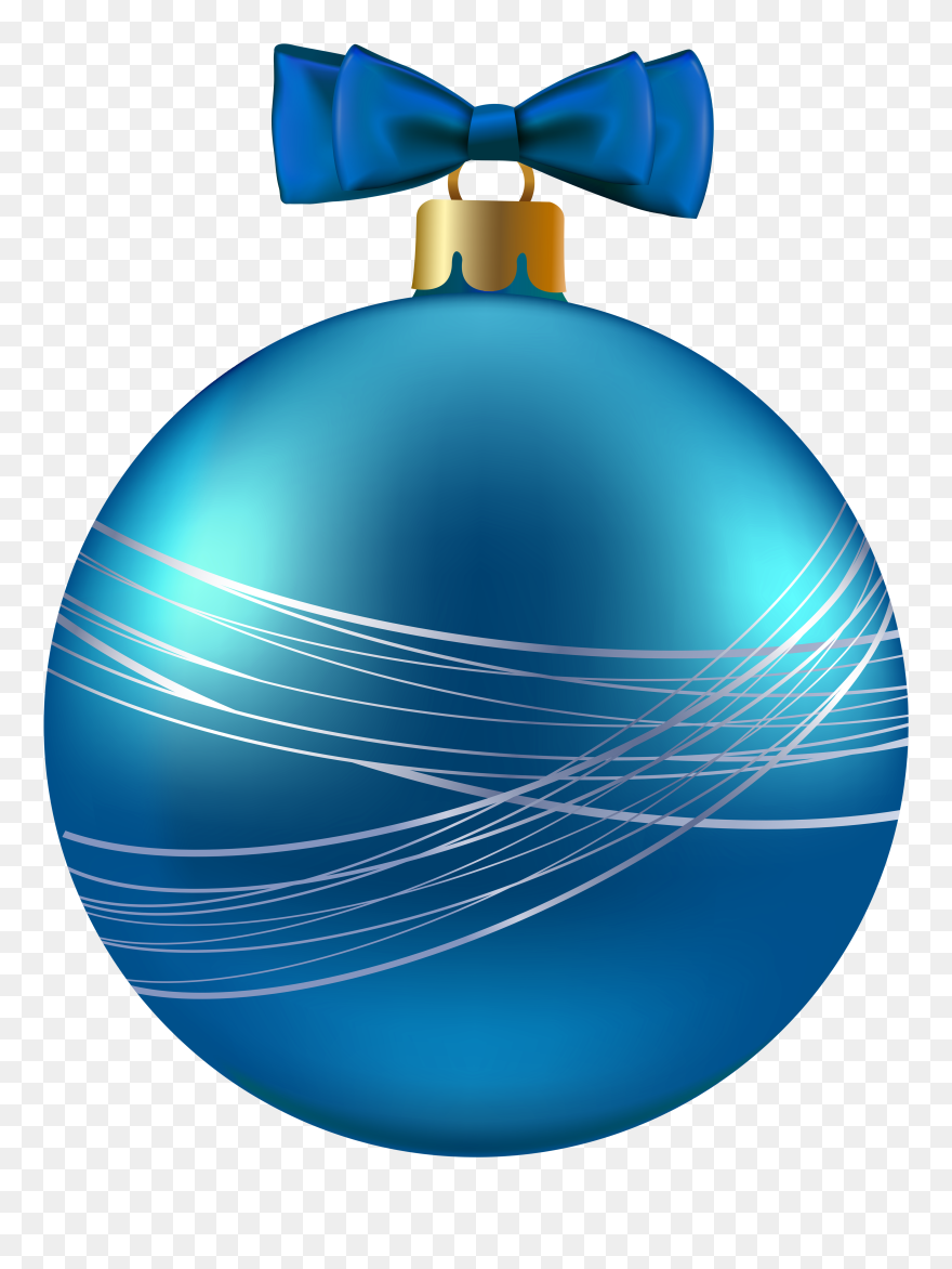 Christmas Clipart Ornaments Jpg Download Blue Christmas - Christmas Ornaments Clipart Blue - Png Download