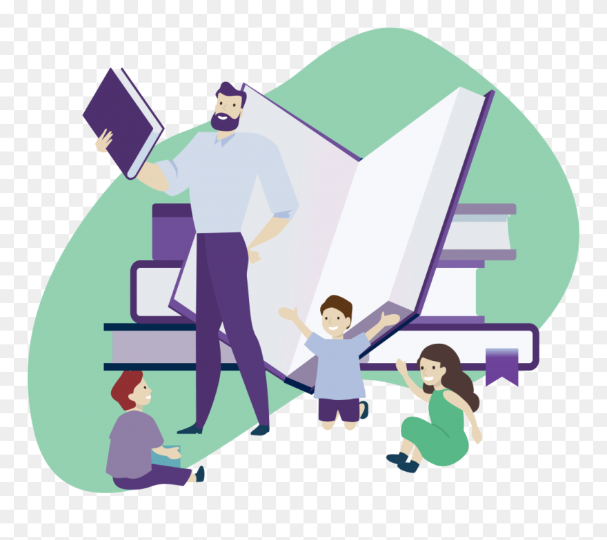 Teaching The Bible Cartoon Clipart