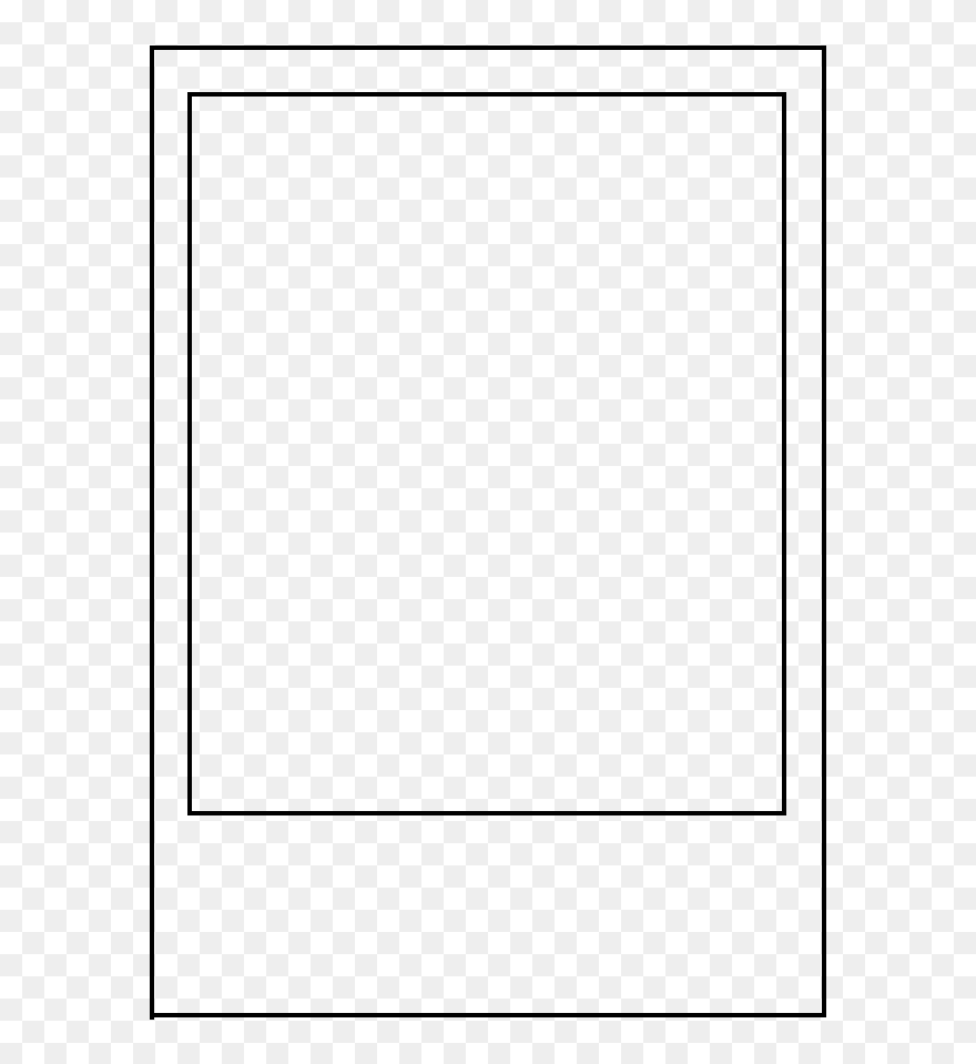 Polaroid Clipart Rectangular, Picture - Symmetry - Png Download