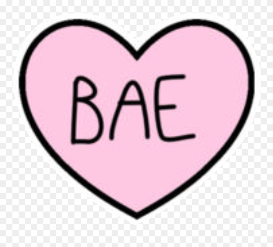 Clipart Love Tumblr - Bae Png Transparent Png