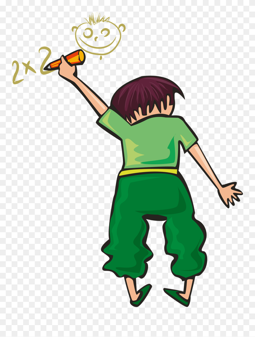 Writing On School Walls Clipart - Png Download