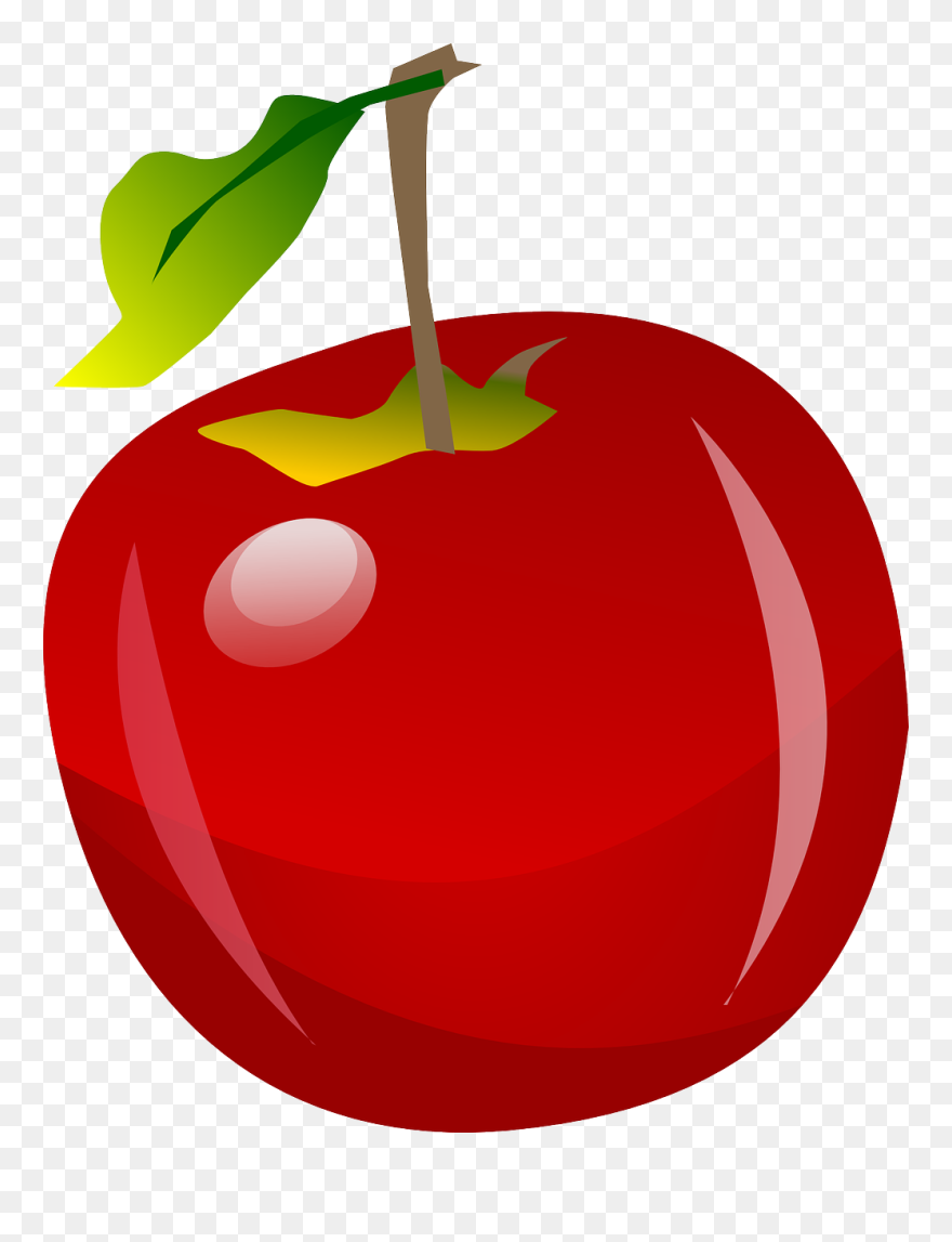 Apple Fruit Nature Free Photo - Clipart Vegetables - Png Download