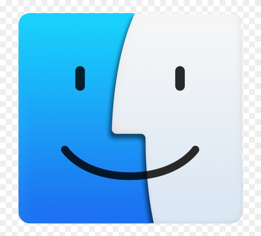 Macos Transparent - Mac Finder Icon Png Clipart