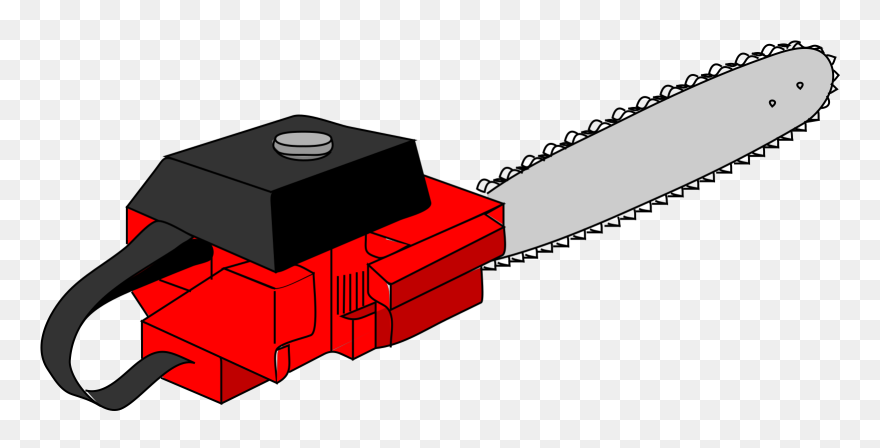 Electric Chainsaw - Chain Saw Clipart - Png Download