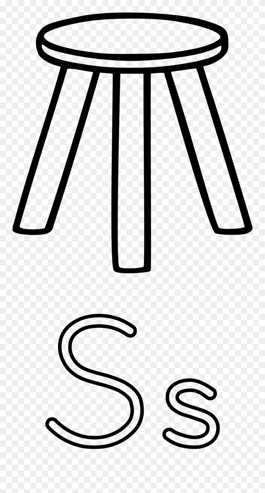 Free Stock Photo - Three Legged Stool Transparent Background Clipart