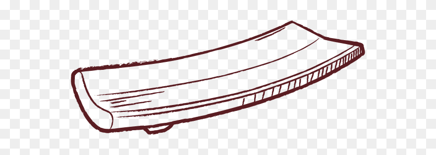 Barrel Stave Cheese Board - Canoe Clipart