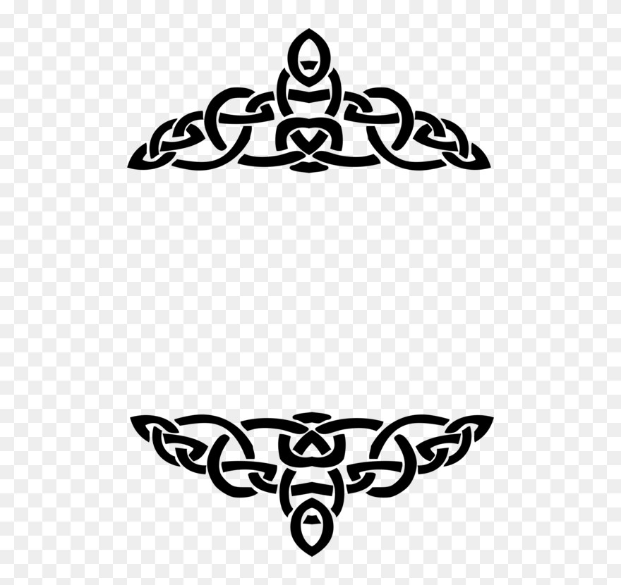 Celtic Knot Celts Celtic Art Drawing Cc0 - Celtic Border Clip Art - Png Download