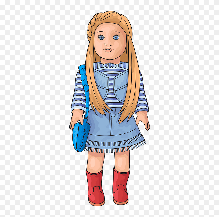 American Girl Mckenna Clipart - Cartoon - Png Download