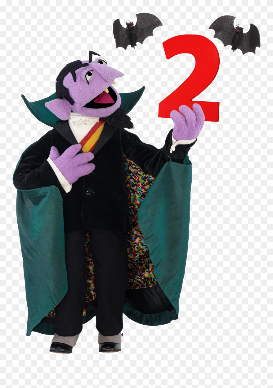 Transparent Count Clipart - Count Sesame Street Two - Png Download