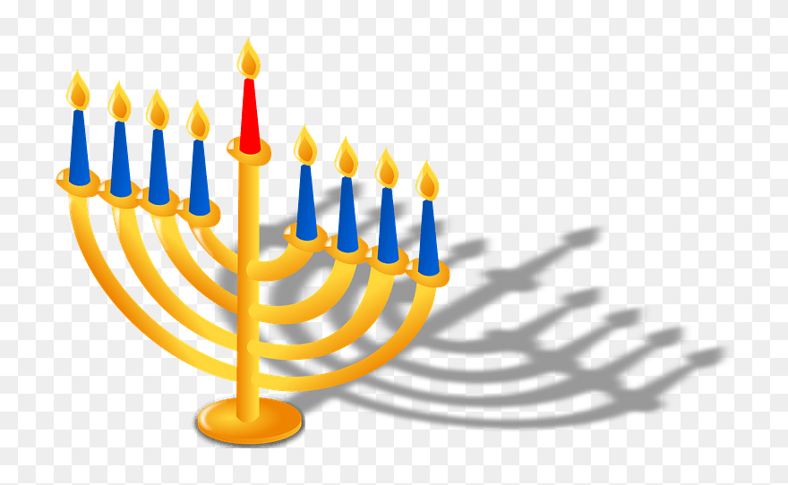 Hanukkah Lamp Clipart - Chanukka Clipart - Png Download