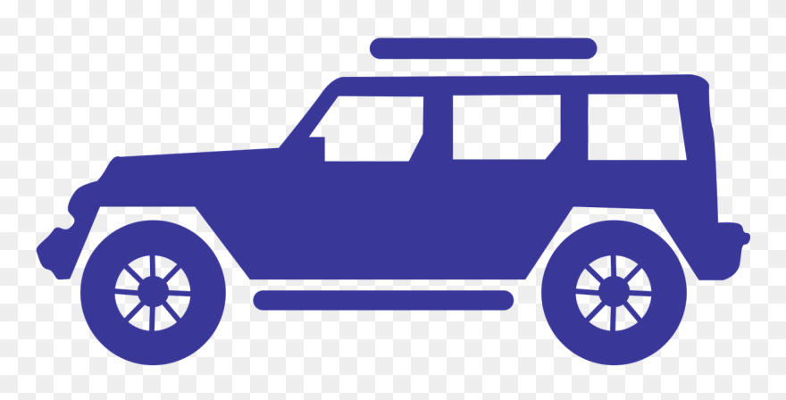 4 Door Jeep Clipart - Png Download