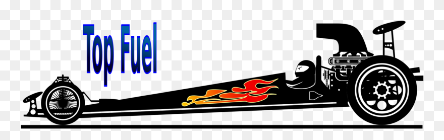 Top Fuel Car Vector Image - Clipart Dragster Cars - Png Download