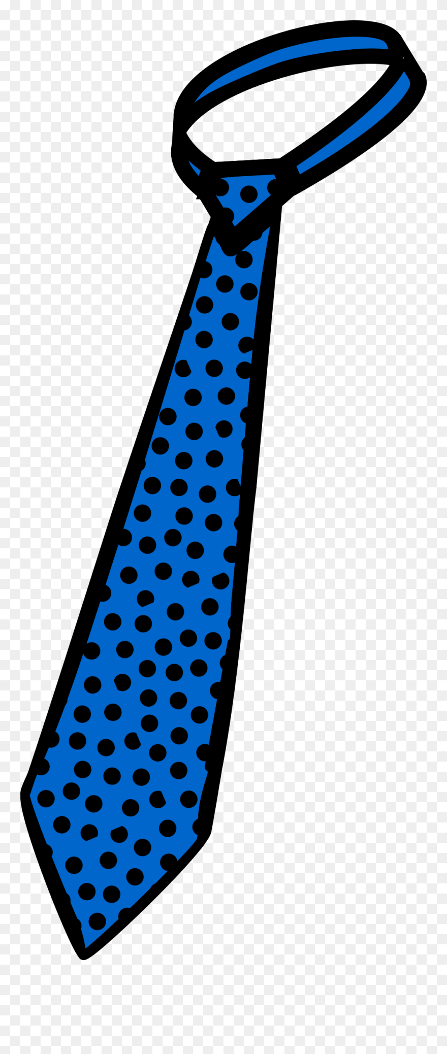 Necktie Polka Dot Tie Clip Clip Art - Clip Art Picture Of Tie - Png Download