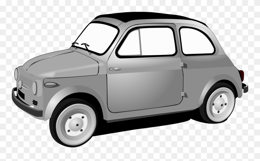 Transparent Clipart Automobiles - Fiat 500 - Png Download