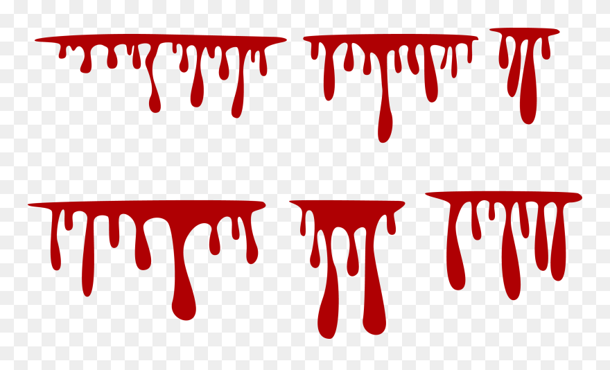 Paint Drip Blood - Dripping Png In Vector Clipart
