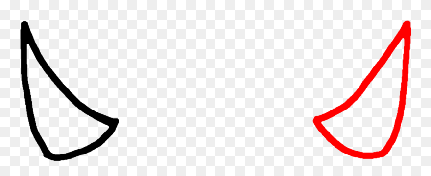 #devil #horns #black #red #devilhorns #devilhorn #angry - Devil Picsart Clipart