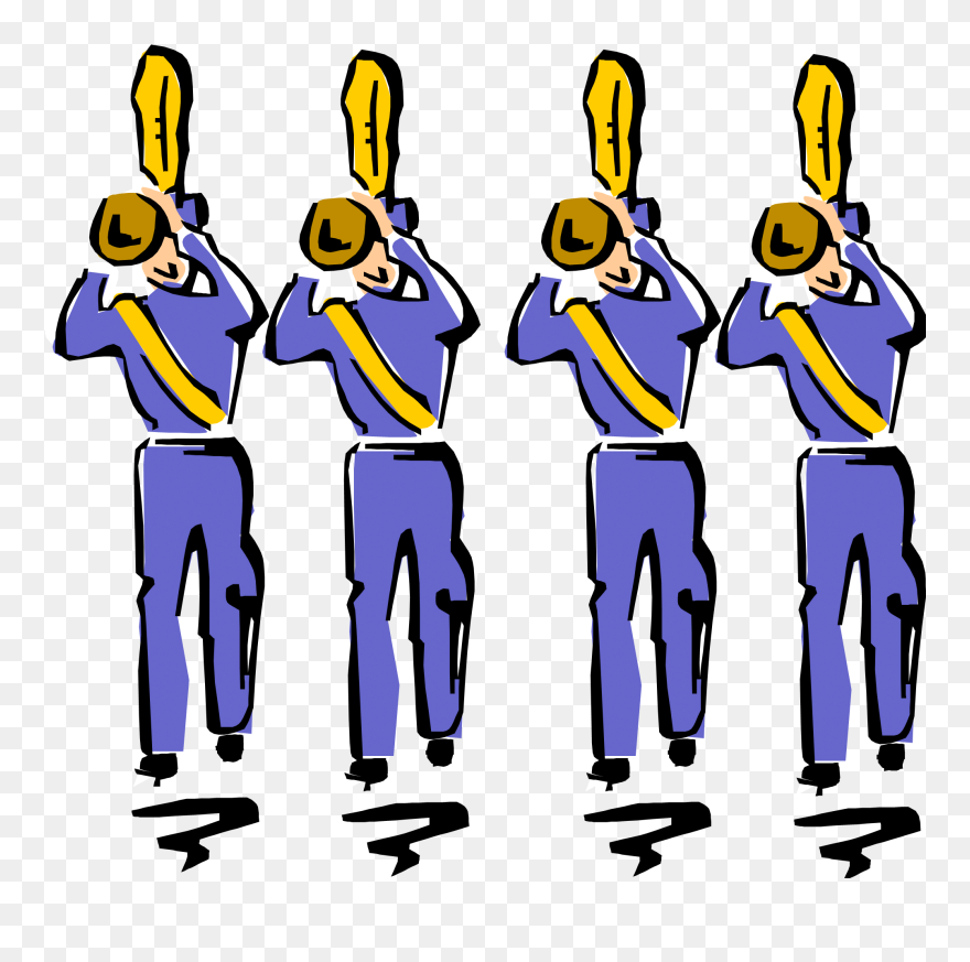 Free Marching Band Clipart - Clipart Marching Band - Png Download
