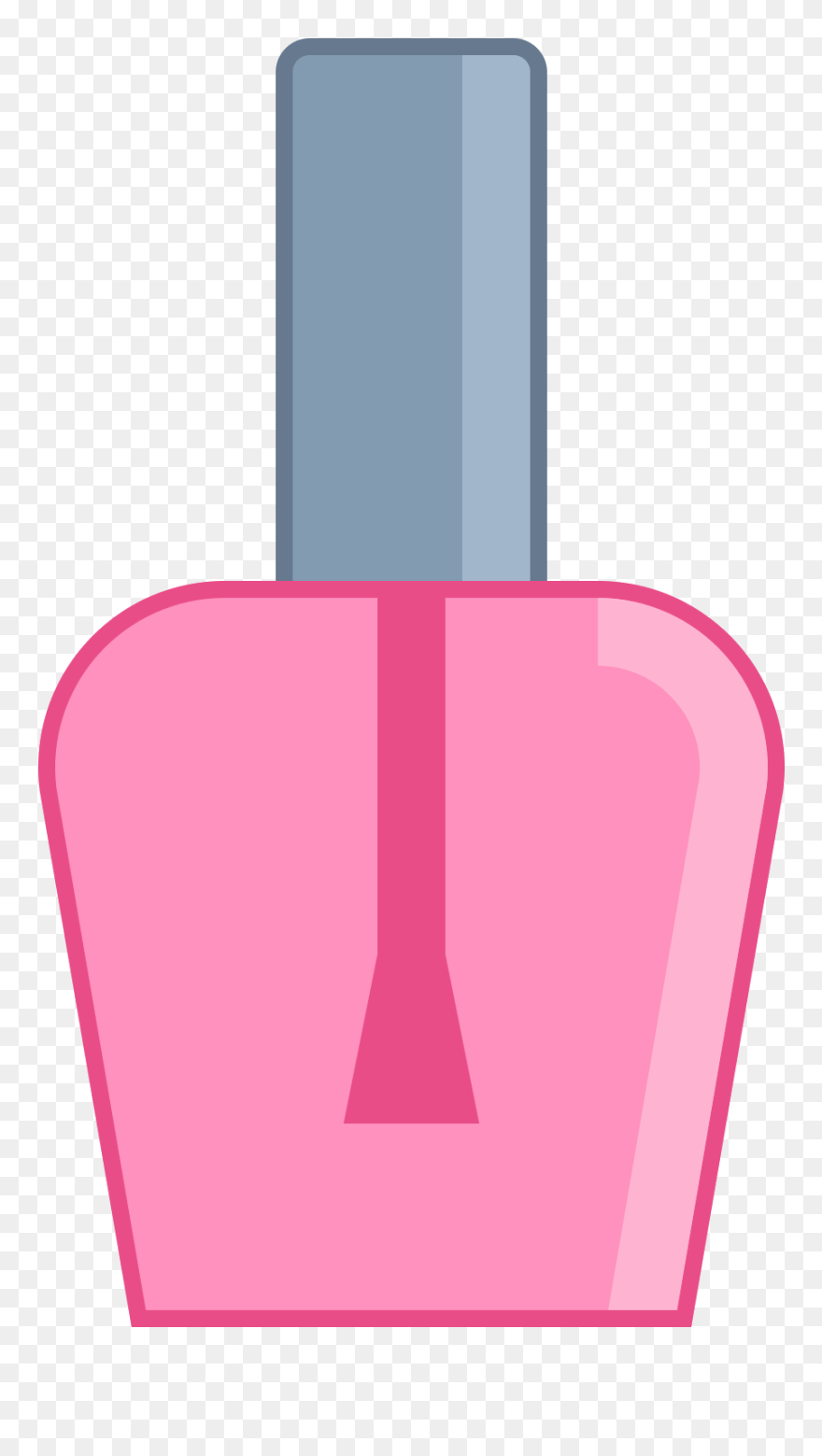 Nail Varnish Brush Hession - Transparent Background Nail Polish Clipart - Png Download
