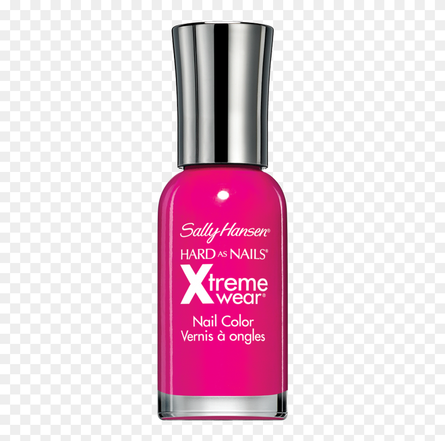 Nail Polish Bottle Png - Sally Hansen Hard As Nails Xtreme Wear Pink Punk Clipart