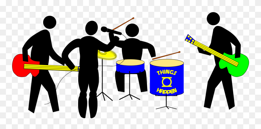 Musician Clipart Band Member - Music Ensemble Clipart Png Transparent Png